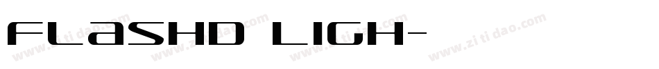FlashD Ligh字体转换